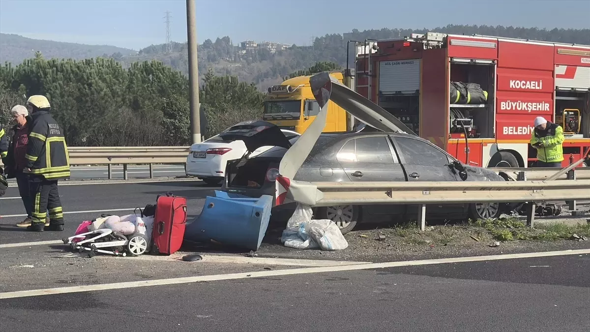 Kocaeli’de Otoyolda Kaza: 4 Yaralı